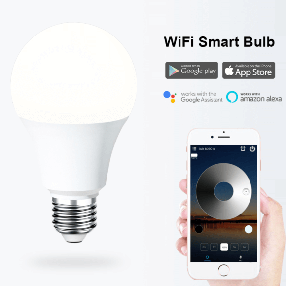 SS WFB WW 6.5W smart A19 A160 led bulb wifi color changing